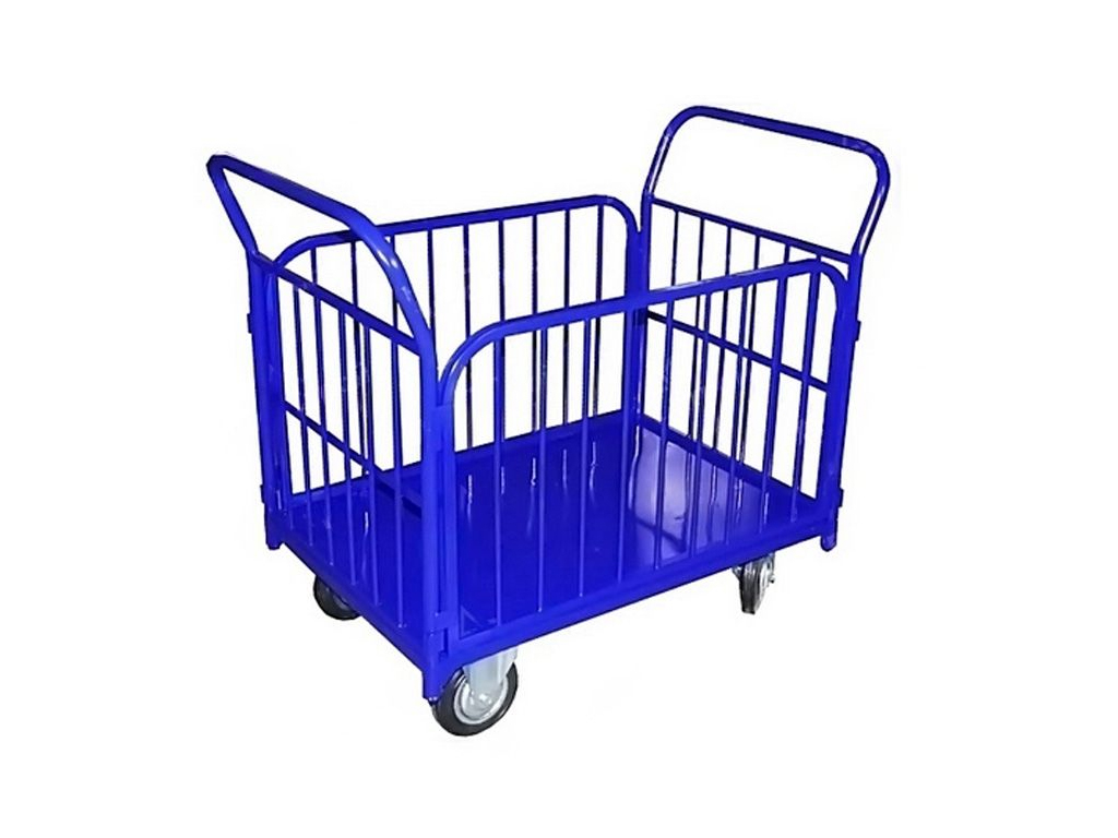 ТПТБ-4 (800×1400) Тележка платформенная с трубчатыми бортами